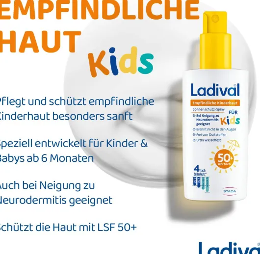 Ladival empfindliche Kinderhaut Spray LSF 50+ 150 ml