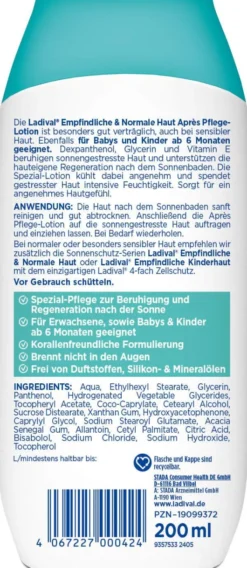 Ladival empfindliche + normale Haut Apres Pflege-Lotion 200 ml