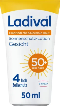 Ladival empfindliche und normale Haut Sonnenschutz-Lotion Gesicht LSF 50+ 50 ml