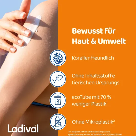 Ladival empfindliche und normale Haut Sonnenschutz-Lotion Gesicht LSF 50+ 50 ml