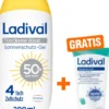 Ladival trockene Haut Sonnenschutz-Lotion LSF 50+ 200 ml + gratis Ladival allergische Haut Apres Pflege-Gel 50 ml