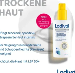 Ladival trockene Haut Sonnenschutz LSF 50+ 150 ml