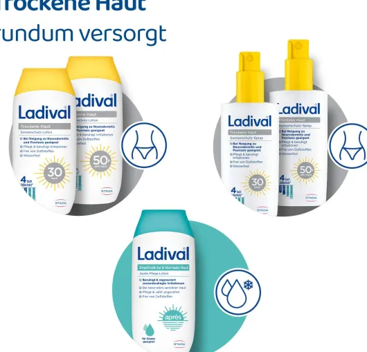 Ladival trockene Haut Sonnenschutz LSF 50+ 150 ml