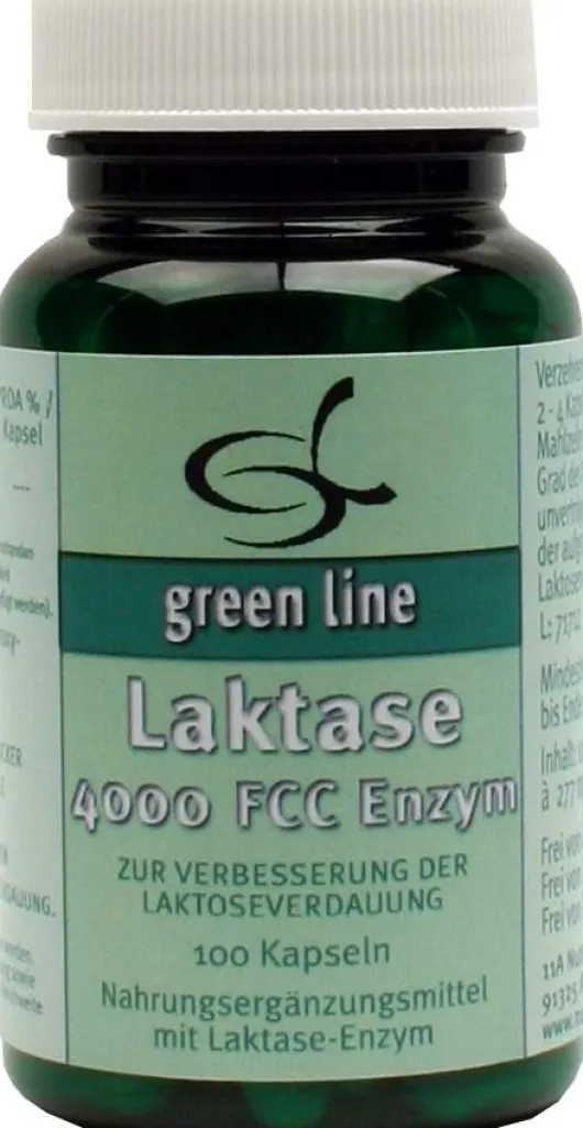 Laktase 4000 Fcc Enzym 100 Kapseln