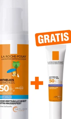 La Roche Posay Anthelios Babymilch LSF 50+ 50 ml + gratis La Roche Posay Anthelios Anti-Pigment Fluid 15 ml