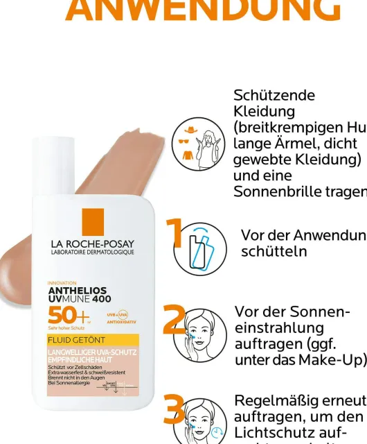 La Roche Posay Anthelios Invisible Fluid Getönt UVMune 400 LSF 50+ 50 ml