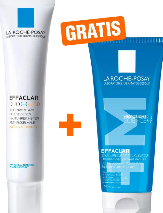 La Roche Posay Effaclar Duo+ LSF30 40 ml Creme + gratis Effaclar Gel 50 ml