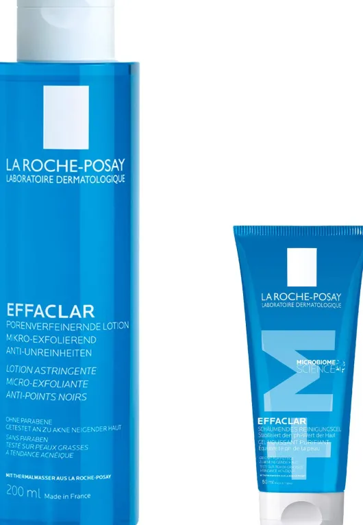 La Roche Posay Effaclar Porenverfeinernde Lotion 200 ml + gratis La Roche Posay Effaclar Gel 50 ml Mini