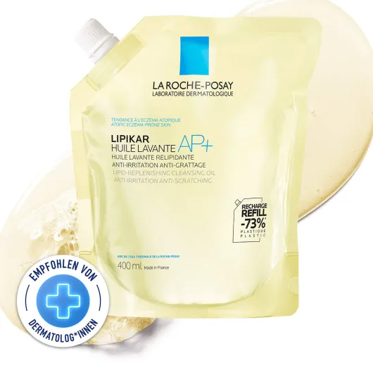 La Roche Posay Lipikar Dusch- und Badeöl AP+ Nachfüllpack 400 ml