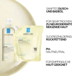 La Roche Posay Lipikar Dusch- und Badeöl AP+ Nachfüllpack 400 ml