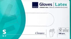 Latex-Handschuhe Classic Unster.Puderfrei S Natur