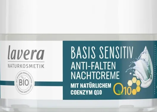 Lavera Basis Sensitiv Anti-Falten Nachtcreme Q10 50 ml