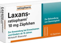 Laxans-ratiopharm 10mg Zäpfchen