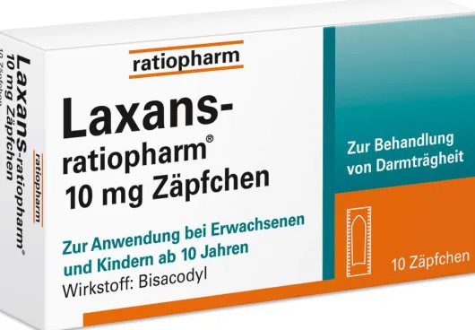 Laxans-ratiopharm 10mg Zäpfchen