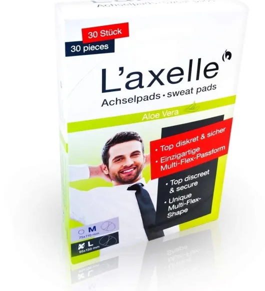 Laxelle Achselpads Mit Aloe Vera Gr.L 30 Stück
