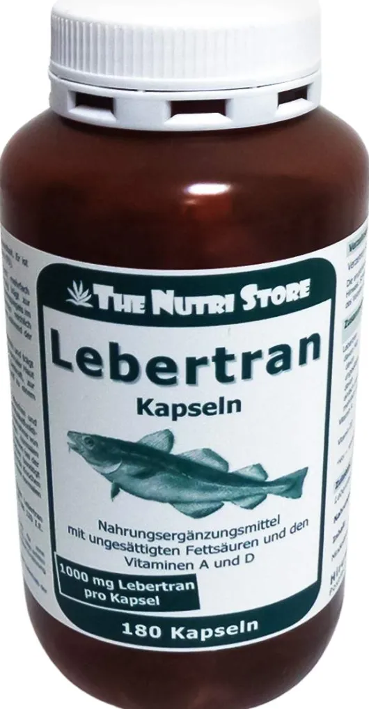 Lebertrann 1000 mg Kapseln 180 Stück