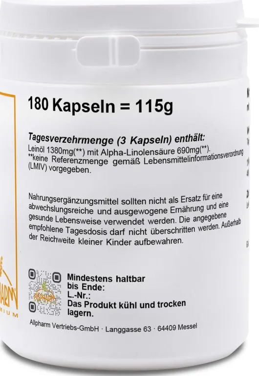 Leinöl 180 Kapseln