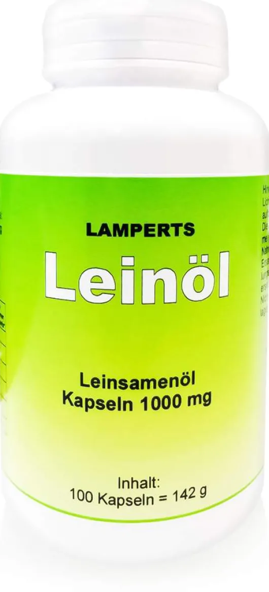 Leinöl 1000 mg Lamperts 100 Kapseln