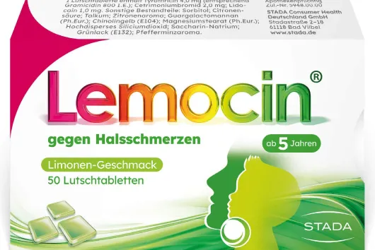 Lemocin gegen Halsschmerzen 50 Lutschtabletten