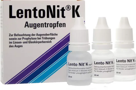 Lento Nit K Augentropfen 3 X 10 ml