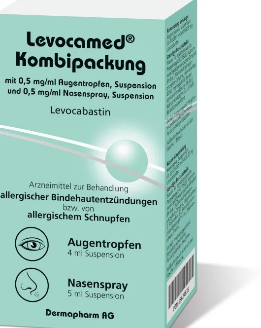 Levocamed Augentropfen 4 ml + Nasenspray 5 ml