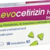 Levocetirizin Hexal bei Allergien 5 mg 18 Filmtabletten