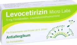 Levocetirizin Micro Labs 5 mg 50 Filmtabletten