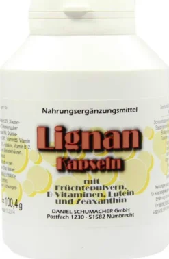 Lignan Kapseln Mit Fruchtpulvern und B-Vitaminen