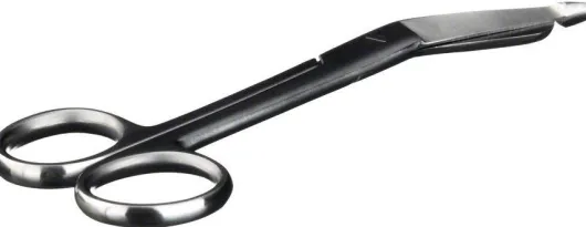 Listerschere Kniegebogen 14,5cm Rostfrei
