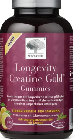 Longevity Creatine Gold 90 Gummies