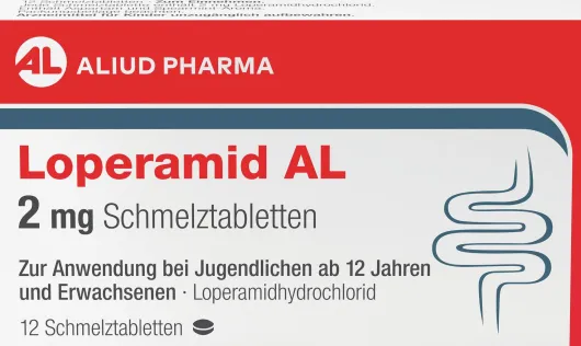 Loperamid AL 2 mg 12 Schmelztabletten