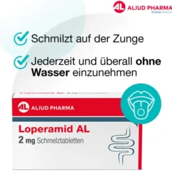 Loperamid AL 2 mg 12 Schmelztabletten