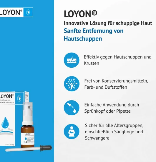 Loyon bei Schuppigen Hauterkrankungen Lösung 15 ml