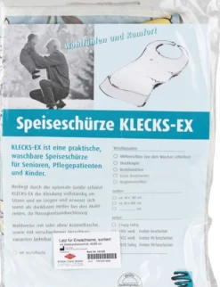 Lätzchen Erwachsene Klett 45x80 Sortiert