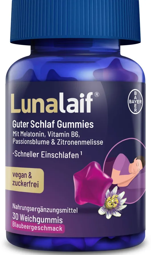 Lunalaif Guter Schlaf Gummies 30 Stück