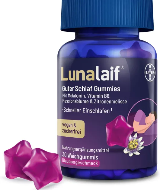 Lunalaif Guter Schlaf Gummies 30 Stück
