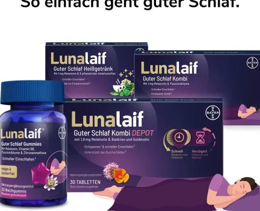 Lunalaif Guter Schlaf Gummies 30 Stück