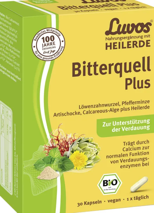Luvos Heilerde Bio Bitterquell Plus 30 Kapseln