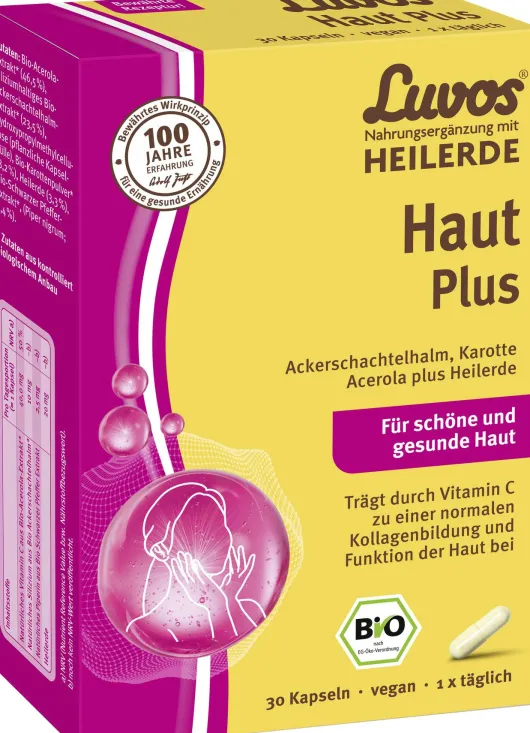 Luvos Heilerde Bio Haut Plus 30 Kapseln