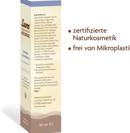 Luvos Naturkosmetik Getöntes Gesichtsfluid Hell 50 ml