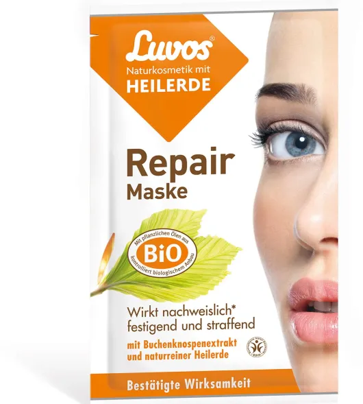 Luvos Naturkosmetik Heilerde 2 X 7,5 ml Repair Maske