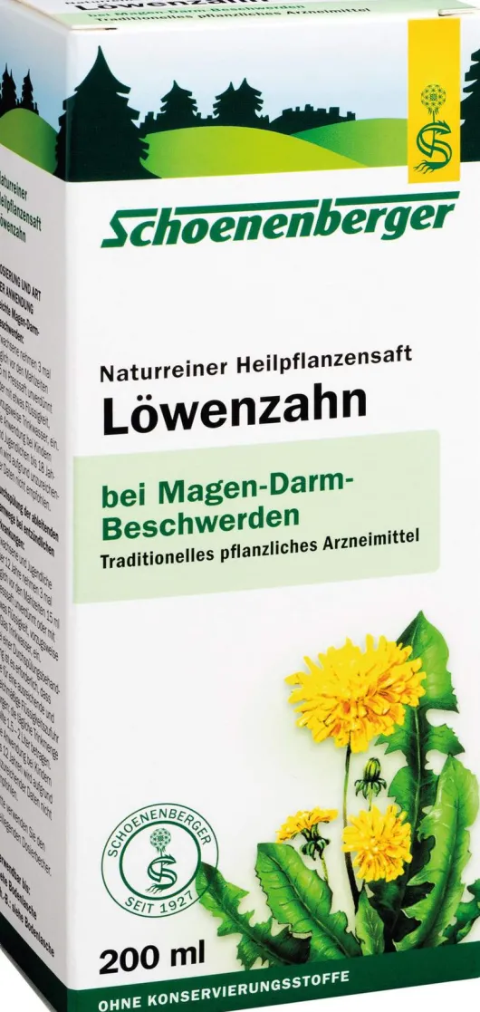 Löwenzahn 200 ml Saft Schoenenberger