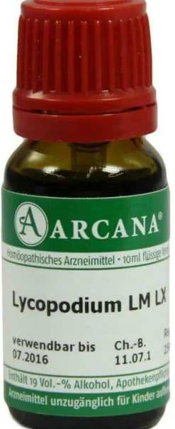 Lycopodium Lm 60 Dilution 10 ml