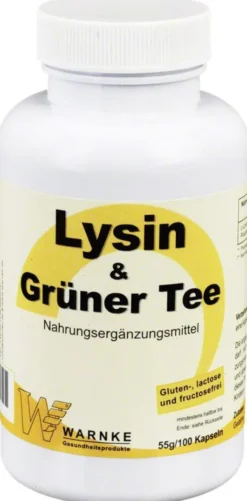 Lysin und Grüner Tee 100 Kapseln