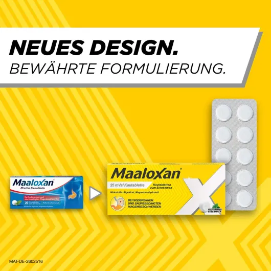 Maaloxan 25 mVal 20 Kautabletten
