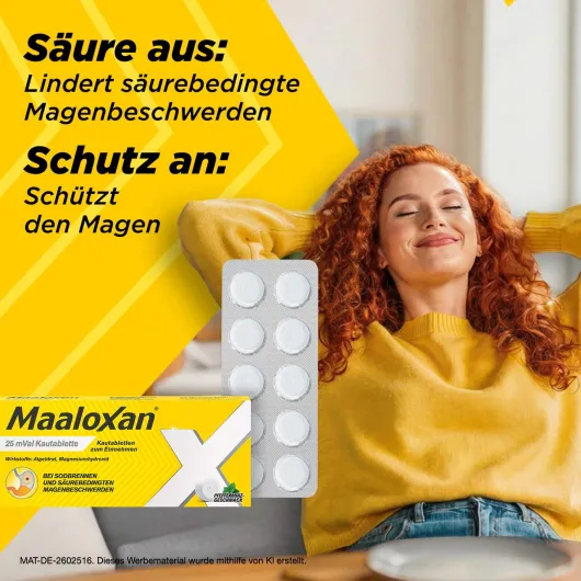 Maaloxan 25 mVal 2 x 100 Kautabletten