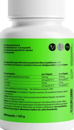 Maca Gold 570 mg 180 Kapseln