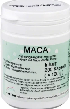 Maca 200 Kapseln Mit Maca Wurzel Pulver