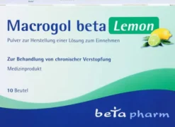 Macrogol Beta Lemon Plv.Z.Her.E.Lsg.Z.Einnehmen 10 Stück