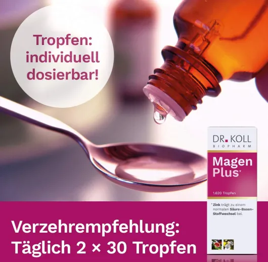 Magen Plus Dr.Koll Gemmo Feige Linde Zink Tropfen 50ml